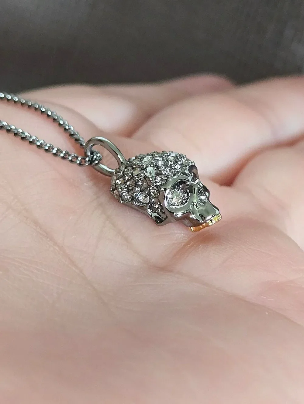 Alexis Bittar Skull Pendant Necklace - NWT